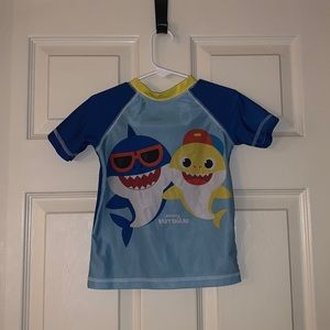 BabyShark PinkFong Swim shirt Toddler Size 3T